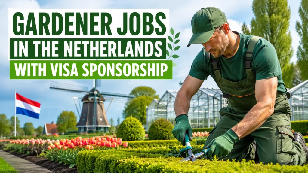 Gardener Jobs in the Netherlands with Visa Sponsorship.