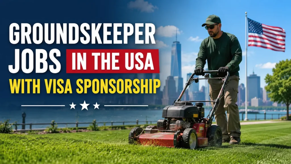 Groundskeeper Jobs in the USA with Visa Sponsorship
