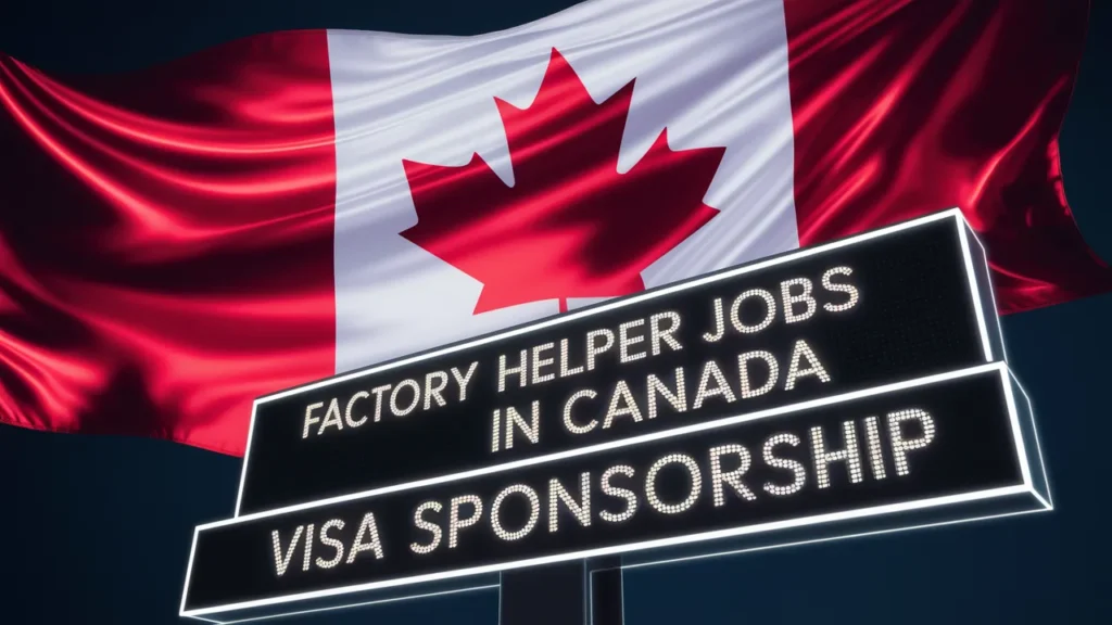 Factory Helper Jobs in Canada with Visa Sponsorship