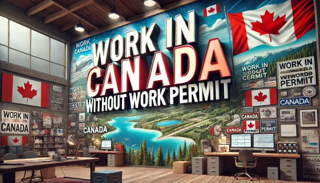 Work in Canada Without Work Permit August 2024