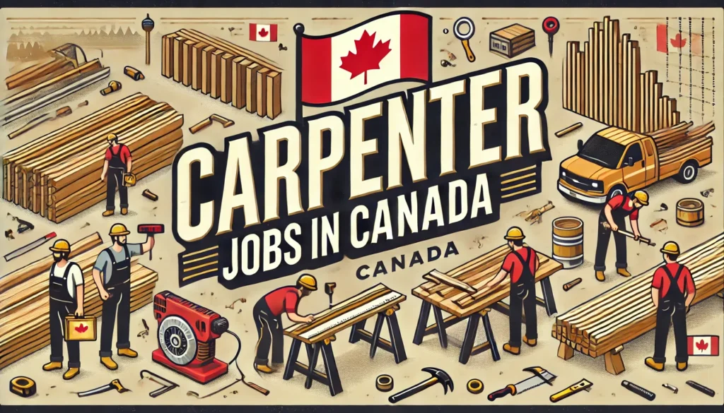 Carpenter Jobs in Canada with Visa Sponsorship 2024 (CAD 40,000 and CAD 70,000 Annually)