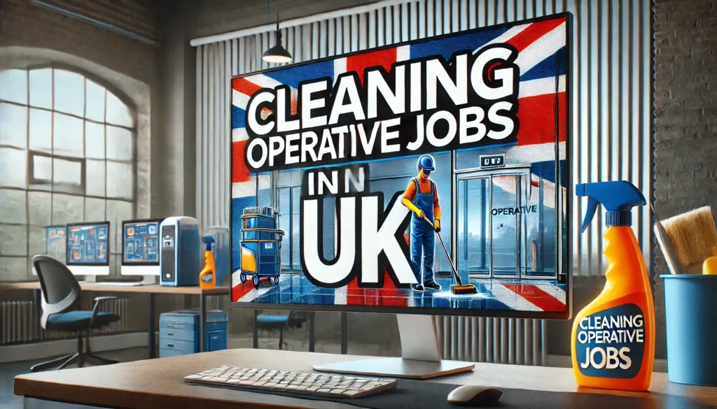 Cleaning Operative Jobs in UK with Visa Sponsorship 2024 (£30,000 Per Year)