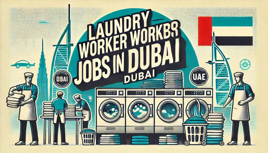 Laundry Worker Jobs in Dubai with Visa Sponsorship 2024 (1,500 to AED 2,500 Per Month)