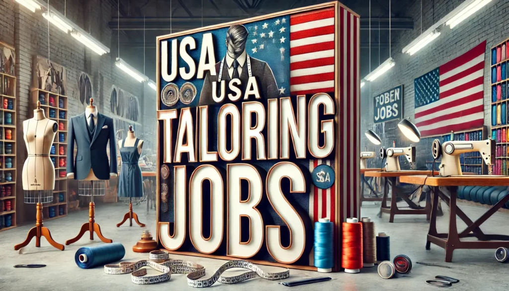 USA Tailoring Jobs with Visa Sponsorship 2024 ($50,000-$70,000 Per Year)