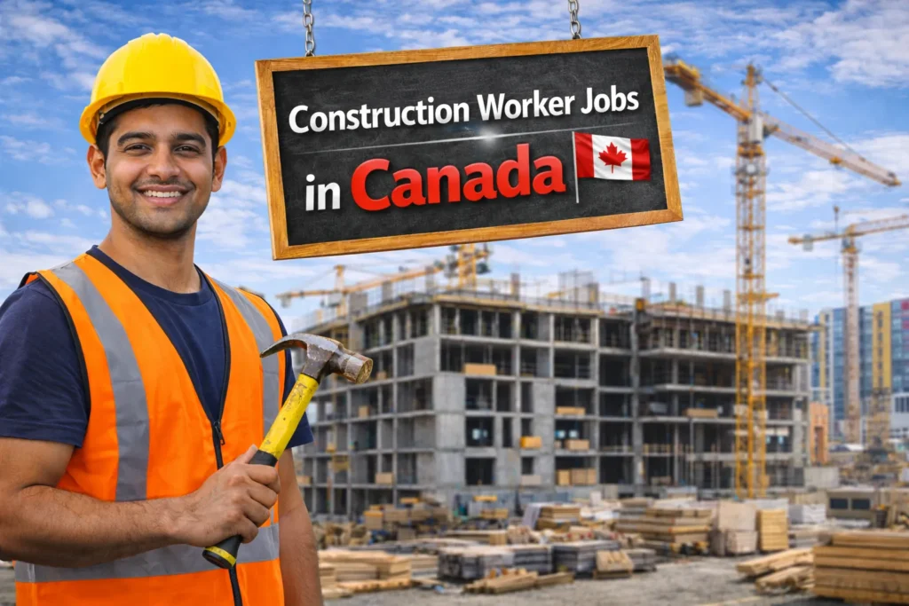 Construction Worker Jobs in Canada with Visa Sponsorship 2026