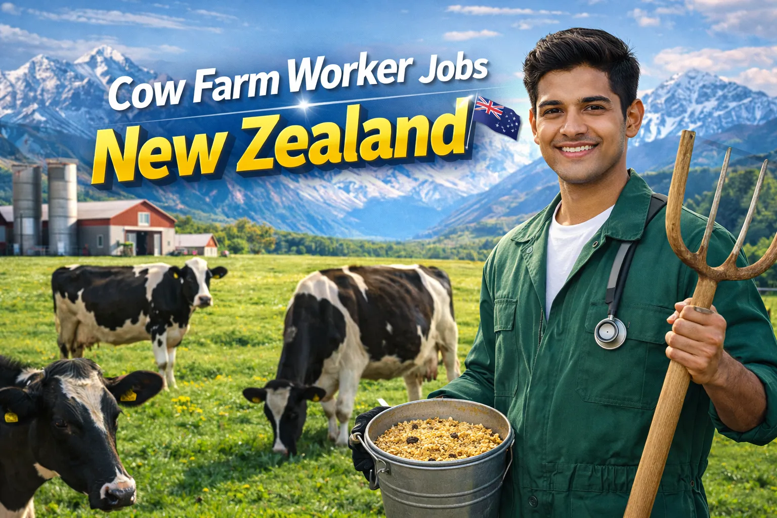 Cow Farm Worker Jobs in New Zealand With Visa Sponsorship 2026