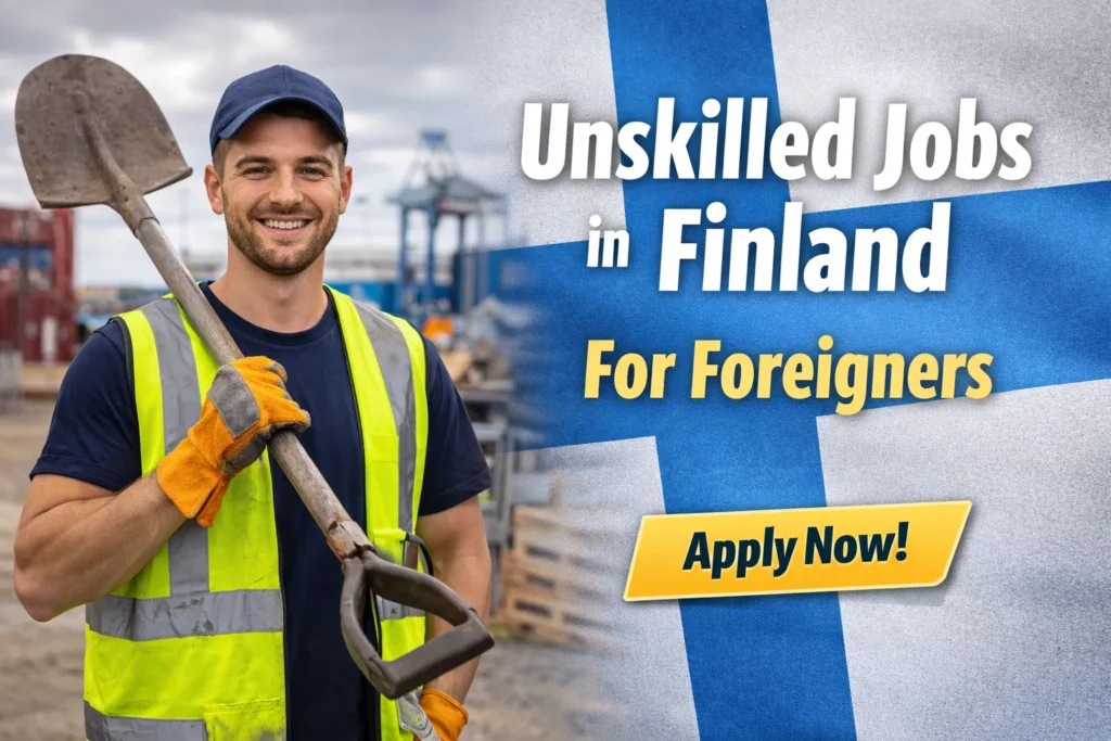 Unskilled Jobs in Finland For Foreigners with Visa Sponsorship 2026