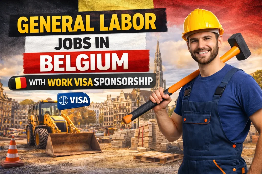General Labor Jobs in Belgium with Work Visa Sponsorship 2026