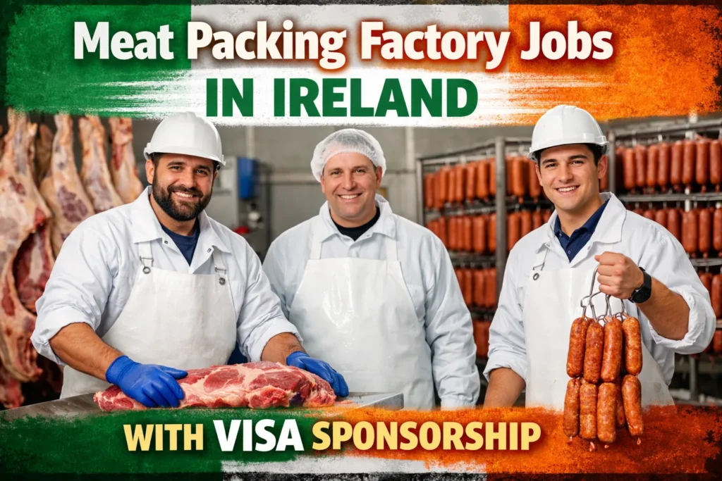 Meat Packing Factory Jobs in Ireland with Visa Sponsorship 2026