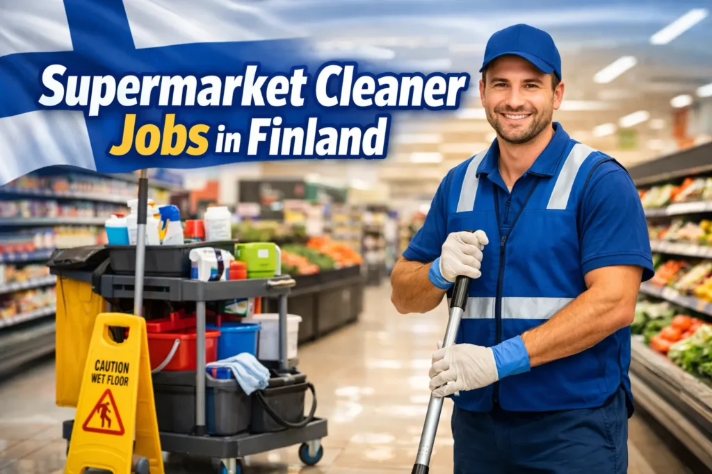 Supermarket Cleaner Jobs in Finland with Visa Sponsorship 2026
