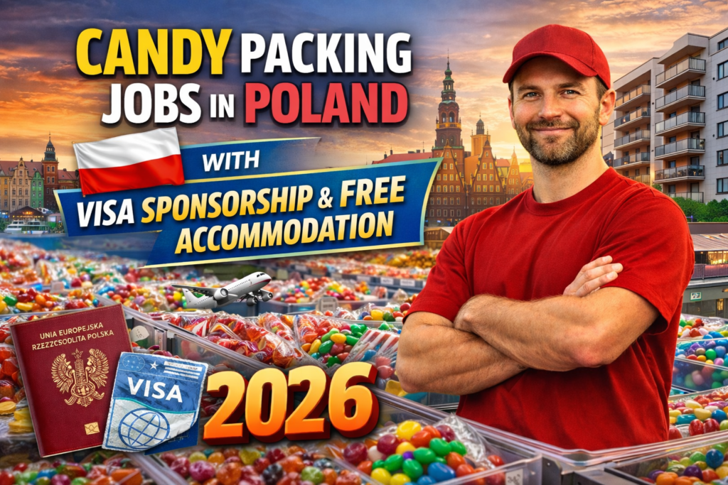 Candy Packing Jobs in Poland with Visa Sponsorship and Free Accommodation 2026