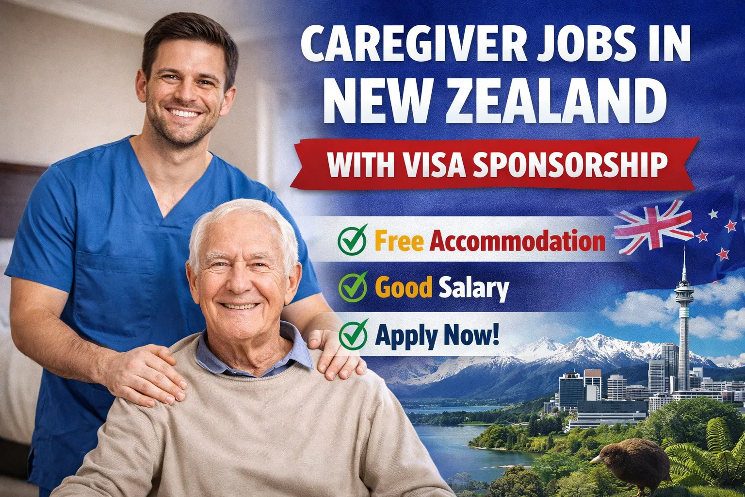 Caregiver Jobs in New Zealand with Visa Sponsorship 2026