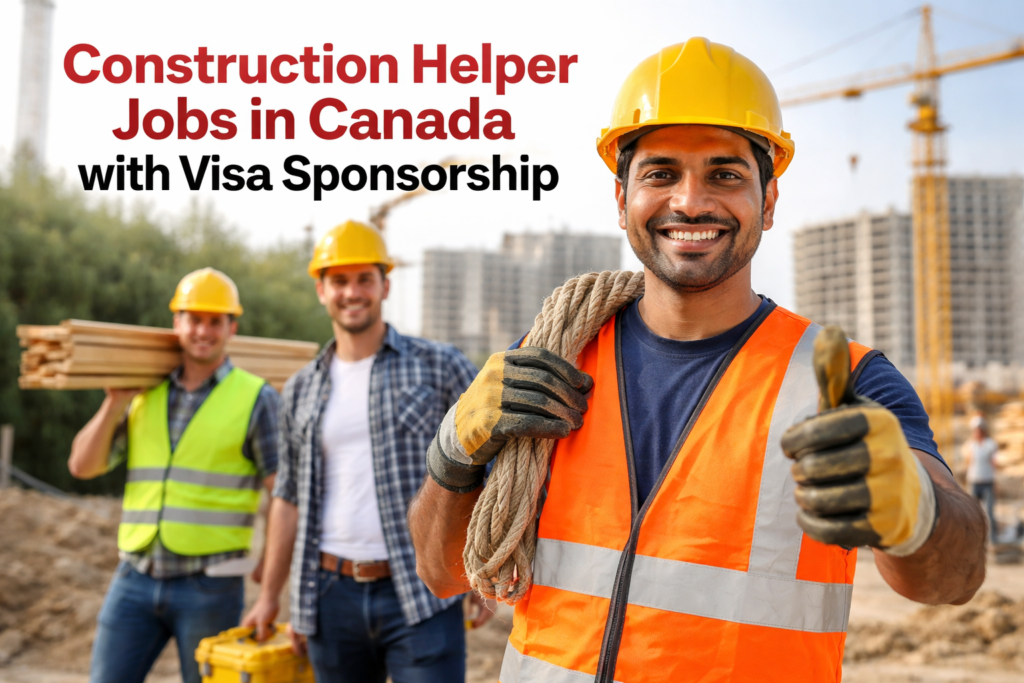 Construction Helper Jobs in Canada with Visa Sponsorship 2026