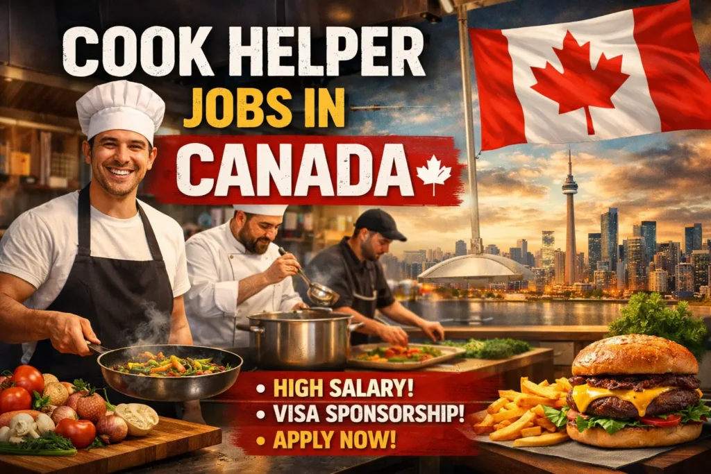 Cook Helper Jobs in Canada with Visa Sponsorship 2026