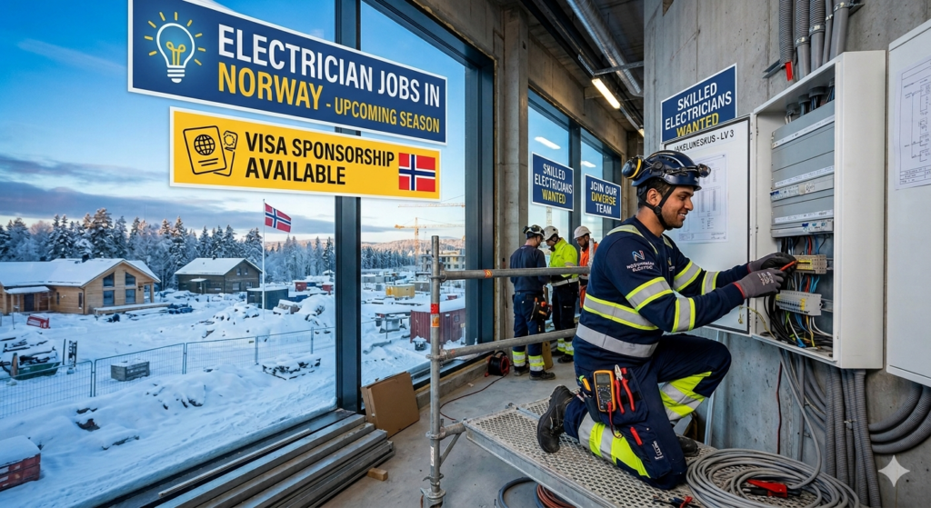 Electrician Jobs in Norway with Visa Sponsorship