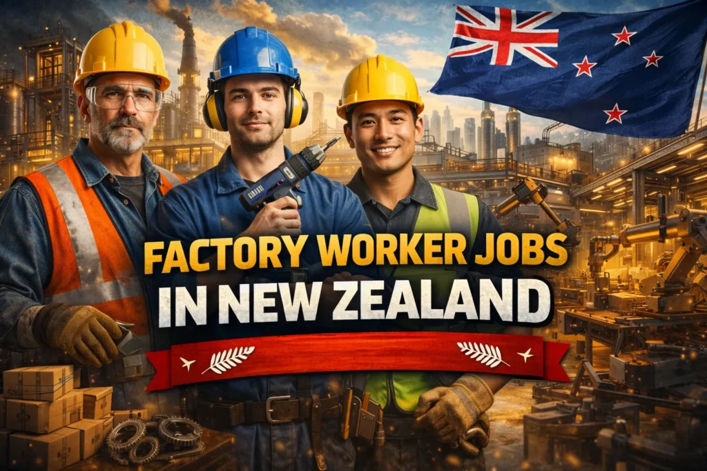Factory Worker Jobs in New Zealand with Visa Sponsorship 2026