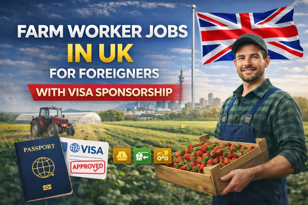 Farm Worker Jobs in UK for Foreigners with Visa Sponsorship 2026