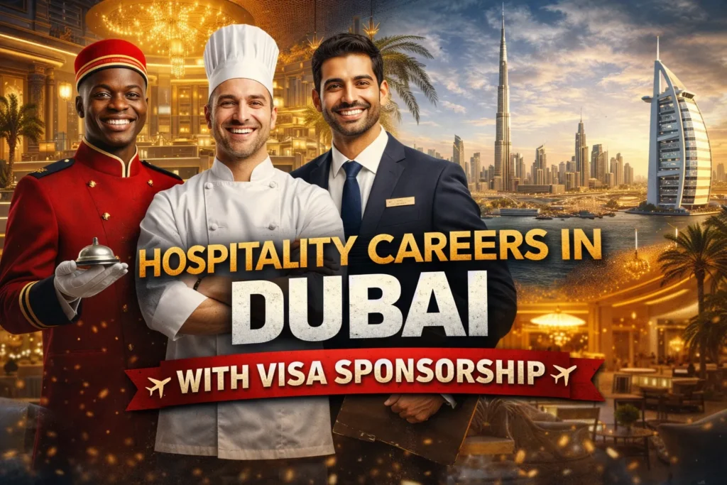 Hospitality Careers in Dubai with Visa Sponsorship 2026