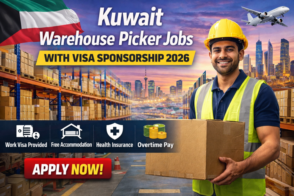 Kuwait Warehouse Picker Jobs with Visa Sponsorship 2026