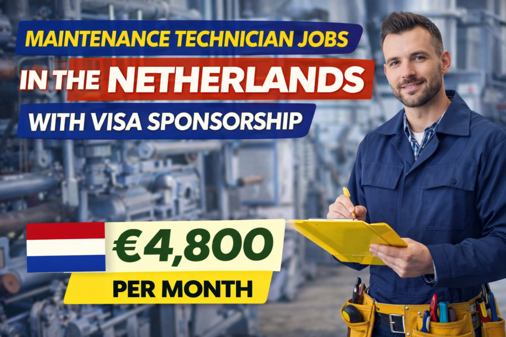 Maintenance Technician Jobs in the Netherlands with Visa Sponsorship