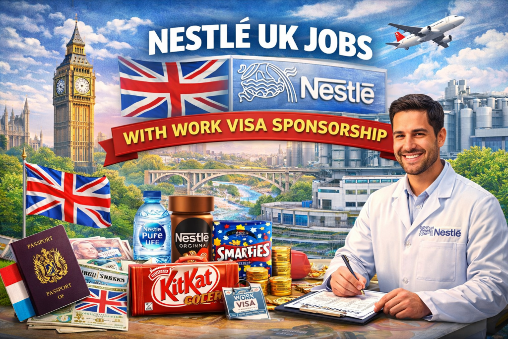 Nestlé UK Jobs with Work Visa Sponsorship