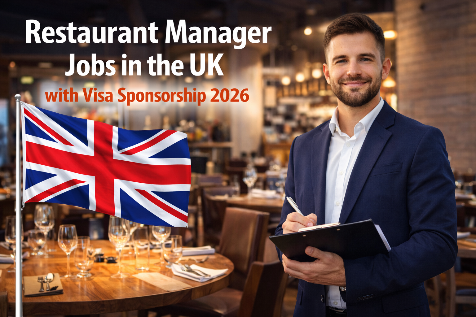 Restaurant Manager Jobs in the UK with Visa Sponsorship 2026