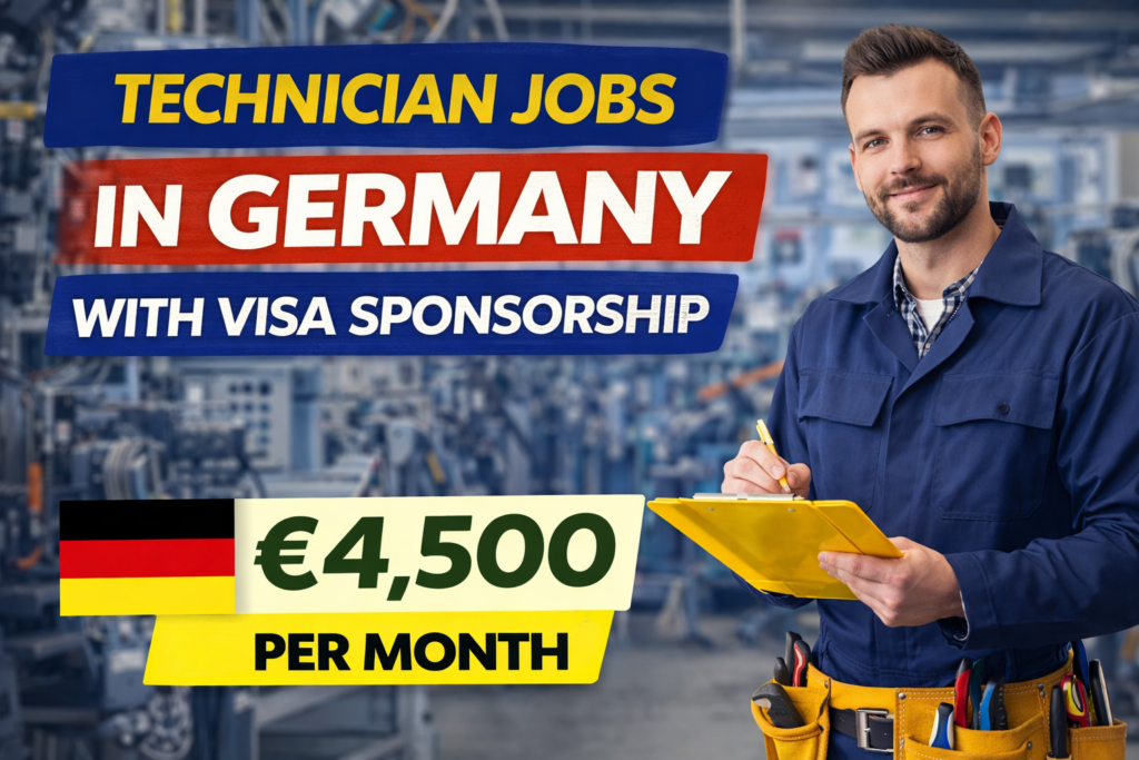 Technician Jobs in Germany with Visa Sponsorship 2026