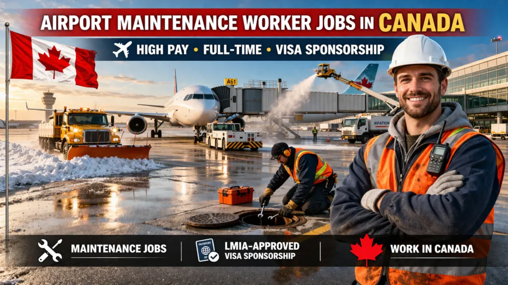 Airport Maintenance Worker Jobs in Canada 2026
