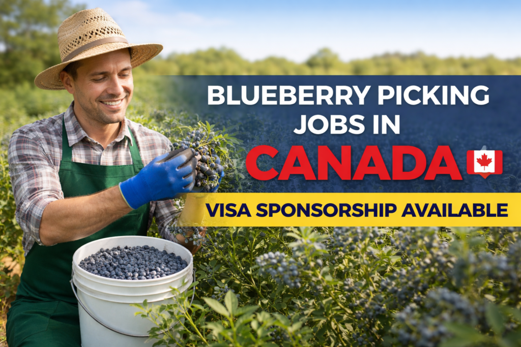 Blueberry Picking Jobs in Canada with Visa Sponsorship 2026