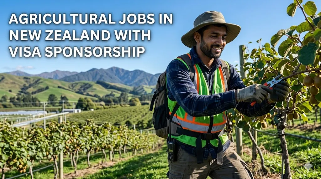 Agricultural Jobs in New Zealand with Visa Sponsorship