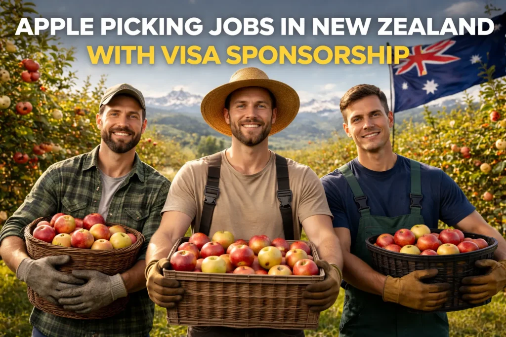Apple Picking Jobs in New Zealand with Visa Sponsorship 2026