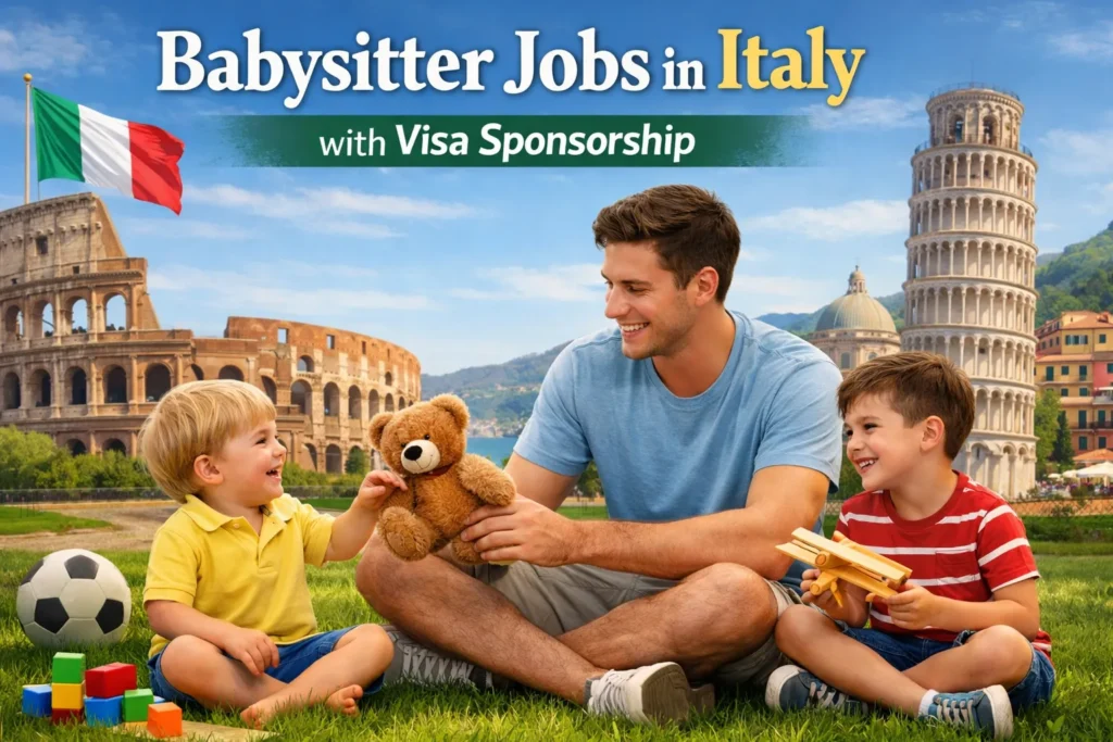 Babysitter Jobs in Italy with Visa Sponsorship