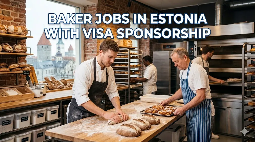 Baker Jobs in Estonia with Visa Sponsorship 2026