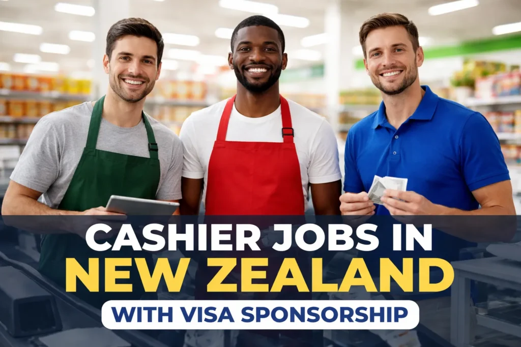 Cashier Jobs in New Zealand with Visa Sponsorship 2026