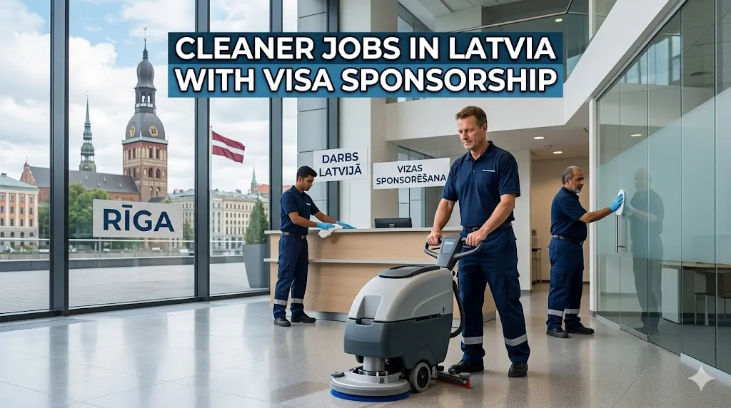Cleaner Jobs in Latvia with Visa Sponsorship