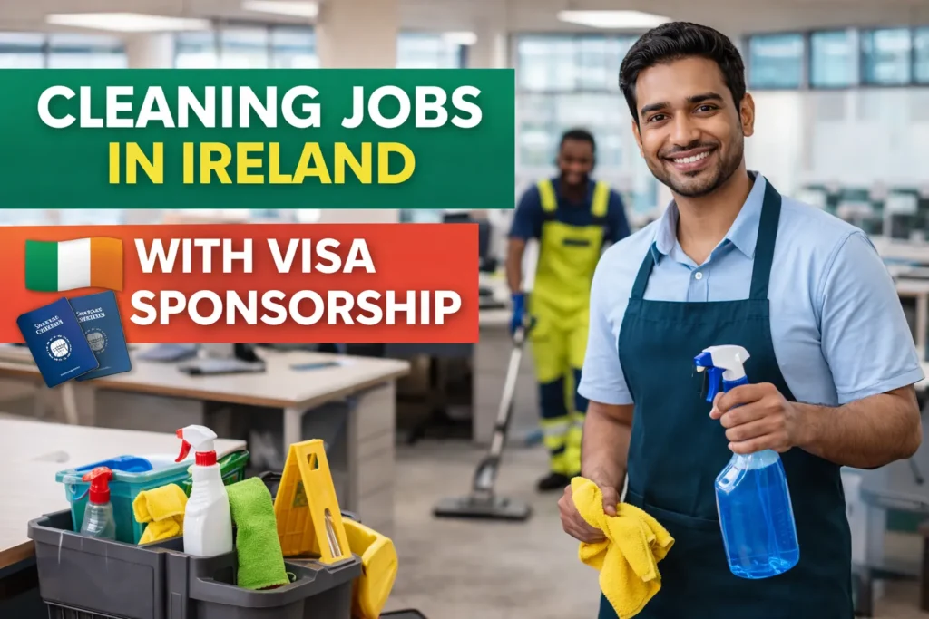 Cleaning Jobs in Ireland with Visa Sponsorship 2026
