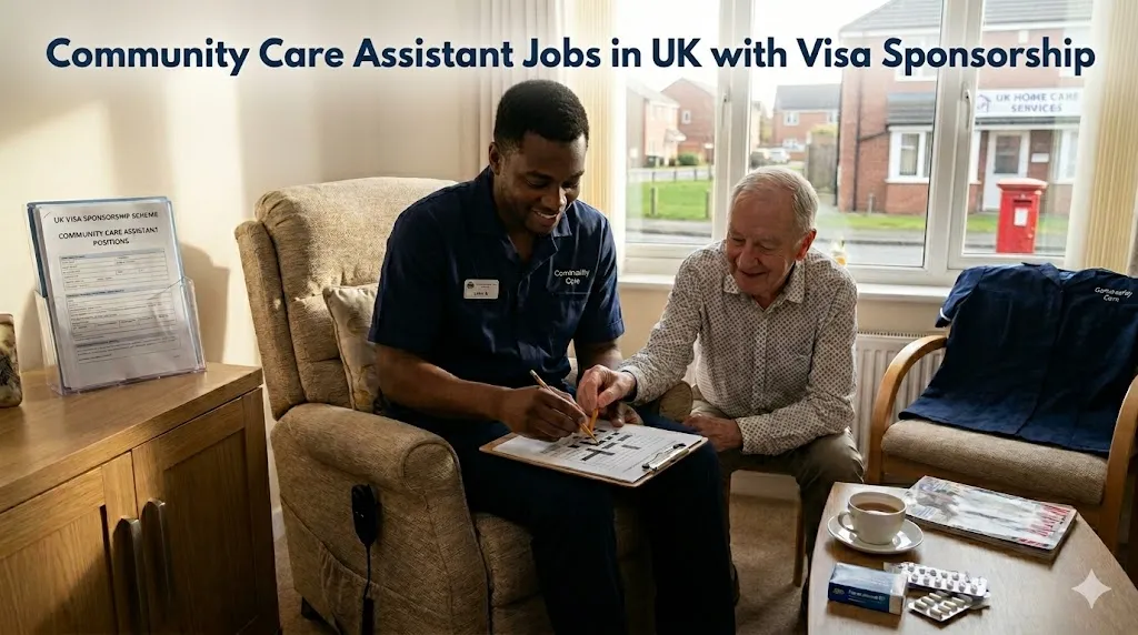 Community Care Assistant Jobs in UK with Visa Sponsorship