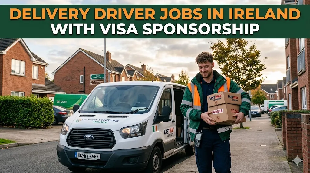 Delivery Driver Jobs in Ireland with Visa Sponsorship