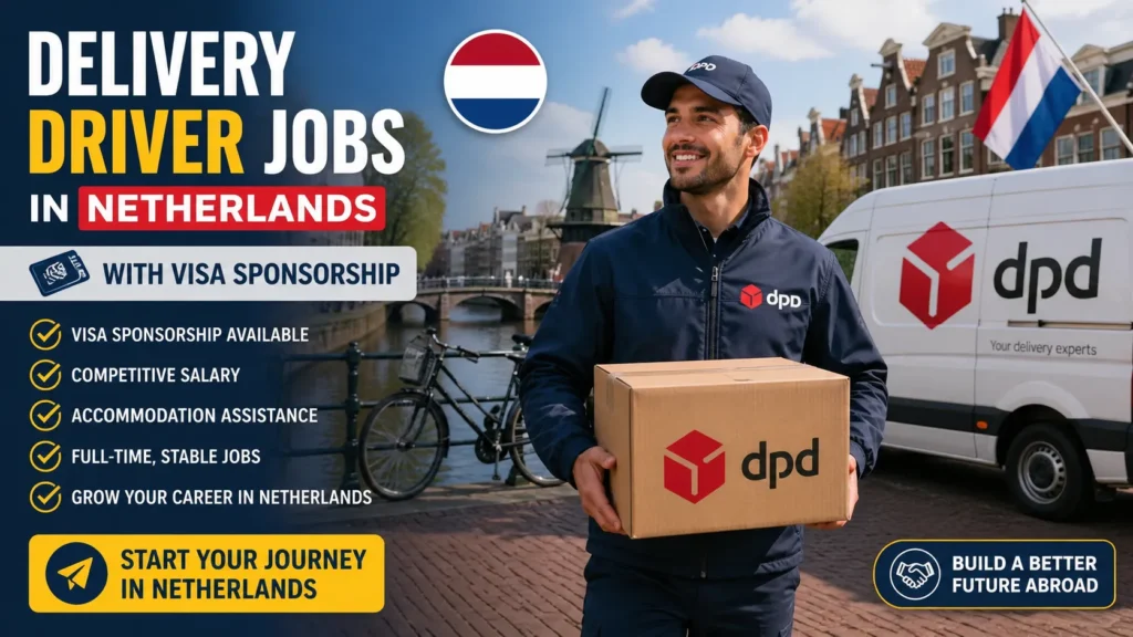 Delivery Driver Jobs in Netherlands with Visa Sponsorship 2026