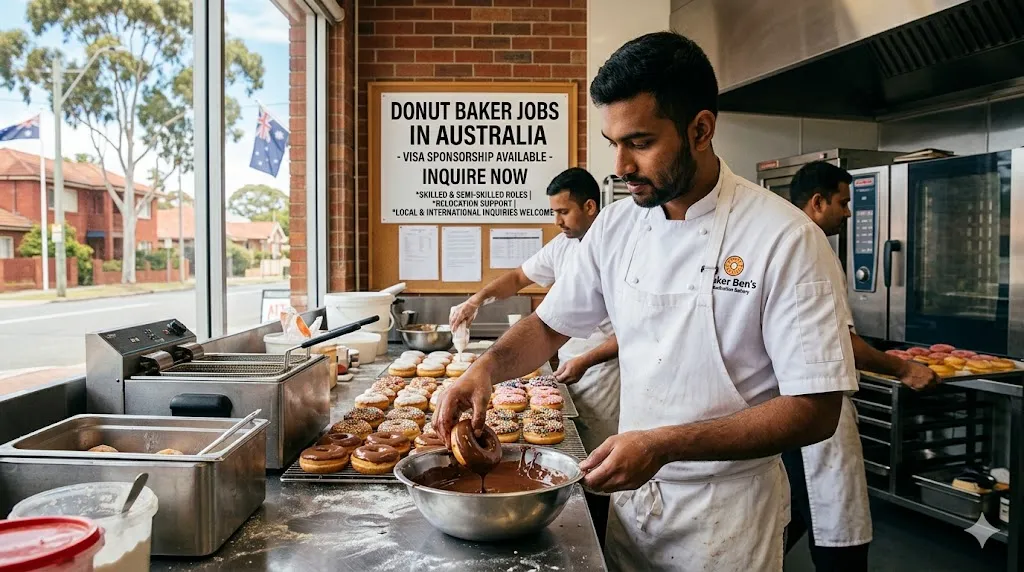 Donut Baker Jobs in Australia with Visa Sponsorship
