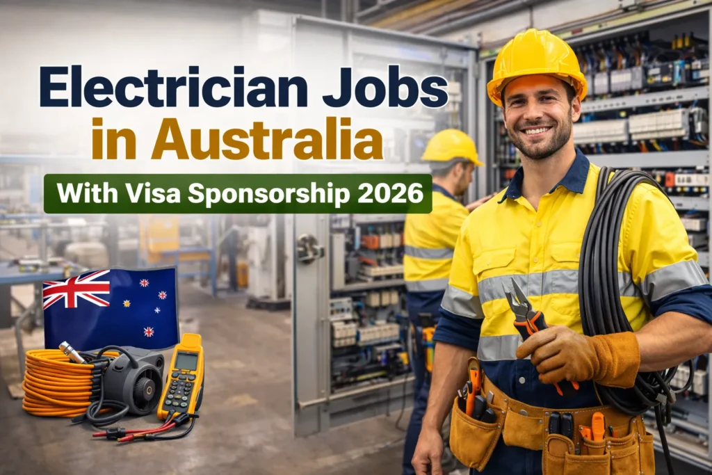 Electrician Jobs in Australia with Visa Sponsorship 2026