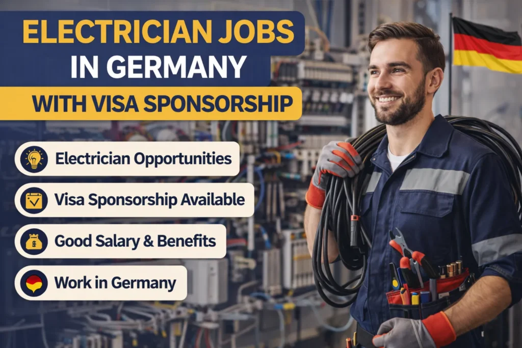 Electrician Jobs in Germany with Visa Sponsorship 2026