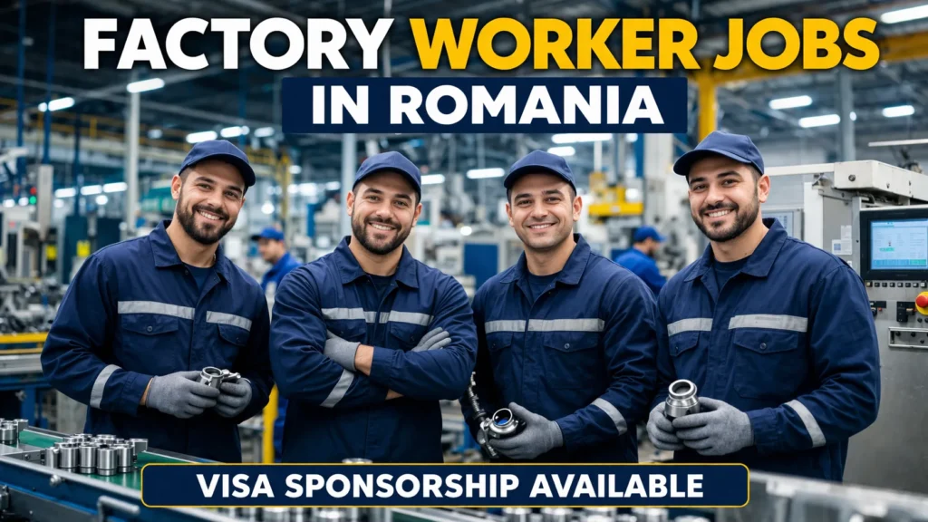 Factory Worker Jobs in Romania with Visa Sponsorship 2026