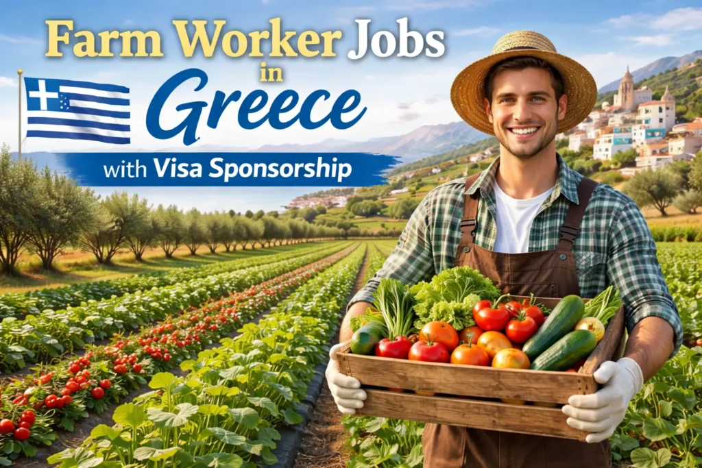 Farm Worker Jobs in Greece with Visa Sponsorship 2026