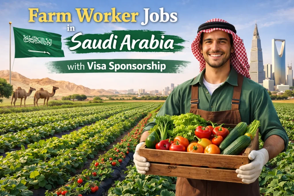 Farm Worker Jobs in Saudi Arabia with Visa Sponsorship 2026