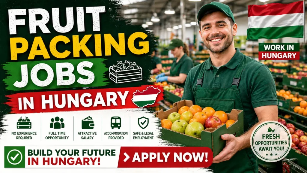 Fruit Packing Jobs in Hungary with Visa Sponsorship 2026