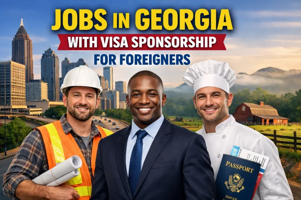 Jobs in Georgia with Visa Sponsorship for Foreigners 2026
