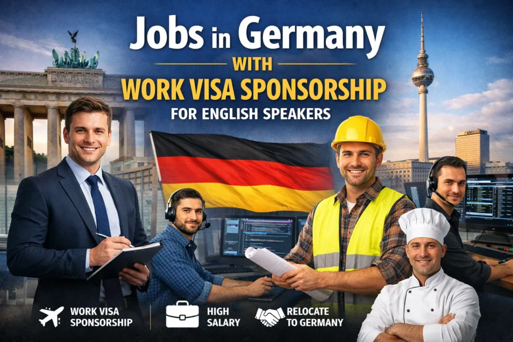Jobs in Germany with Work Visa Sponsorship for English Speakers.