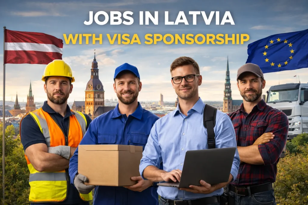 Jobs in Latvia with Visa Sponsorship 2026