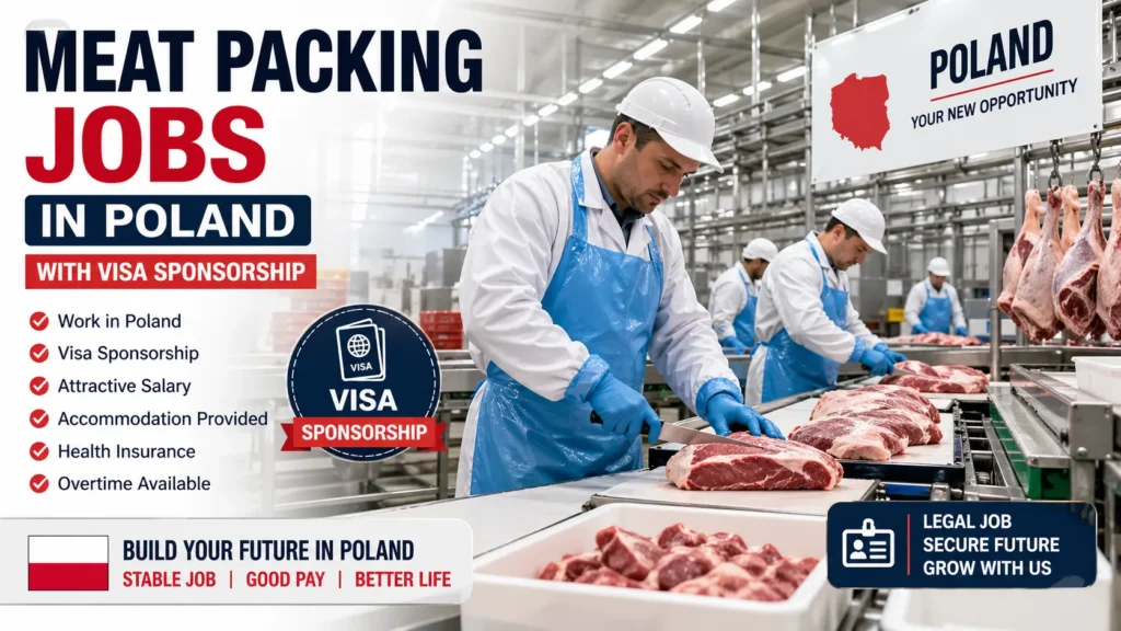 Meat Packing Jobs in Poland with Visa Sponsorship 2026